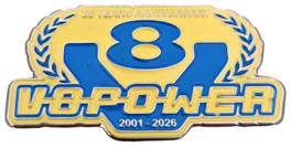 Pin 25 jaar V8power
