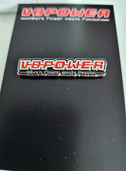 Pin V8power Slogan