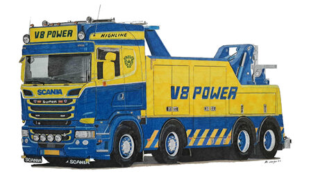Reservering Scania R730 Bergingswagen