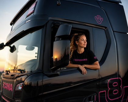T-shirt V8power Dames