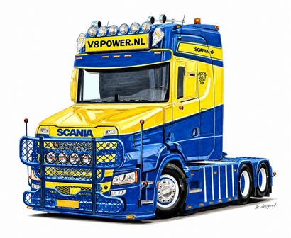 Reservering Scania ST770 Trekker V8power