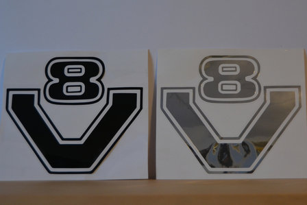 Logo sticker V8