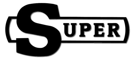Sticker Super Logo