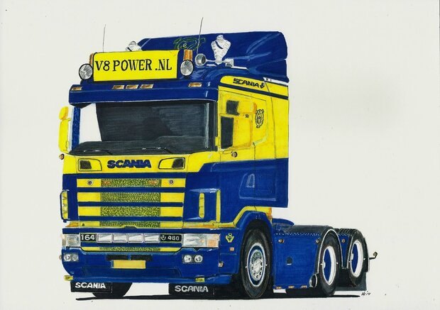 Scania 164 480 V8power WSI