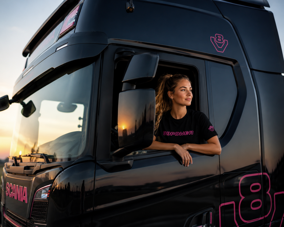 T-shirt V8power Dames