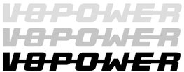 Sticker www.v8power.nl 30 cm