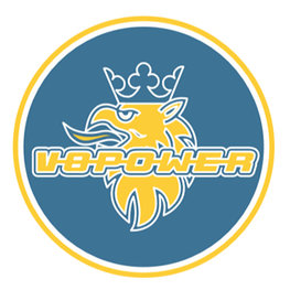 Sticker Rond 65 mm Griffioen Blauw/Geel SET