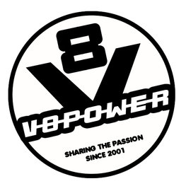 Sticker V8power sharing the passion