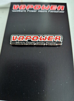 Pin V8power Slogan