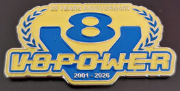 Pin 25 jaar V8power