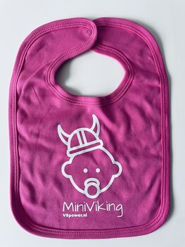 Slabbetje MiniViking (Roze)