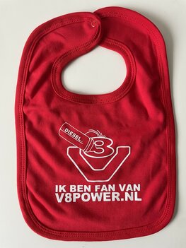 Slabbetje V8 Fan (Rood)