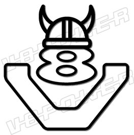 Sticker V8 Viking